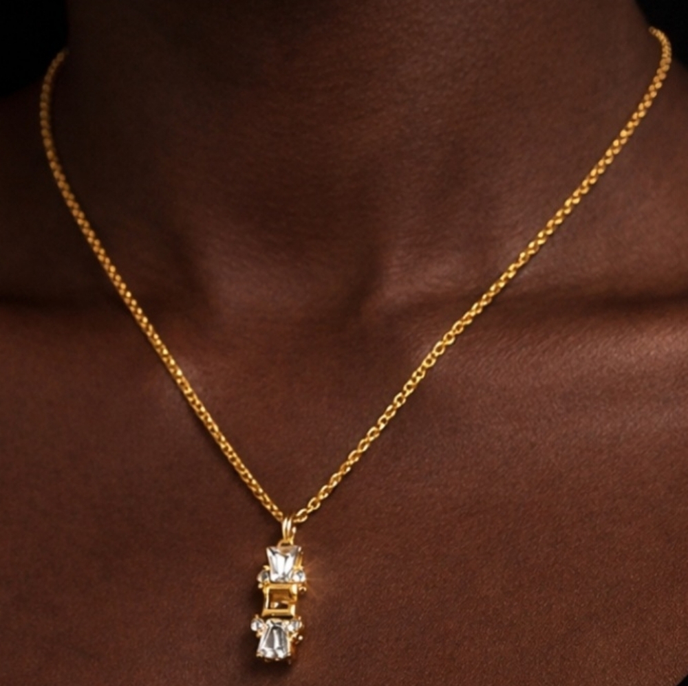 Givenchy Vintage Gold-plated Embellished Rope Necklace